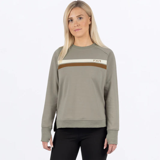 Women's Side Star Crewneck Pullover Sweater